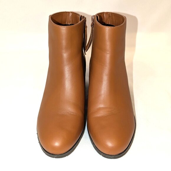 Naturalizer | WIDE Bay Weatherproof Leather Ankle Boots Cider Spice Brown | 7.5W - Picture 5 of 12
